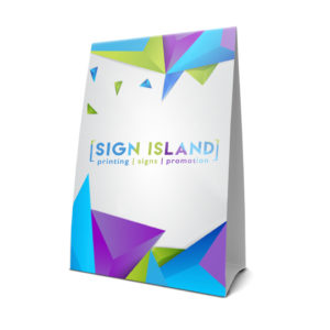 Table Tents by Sign Island