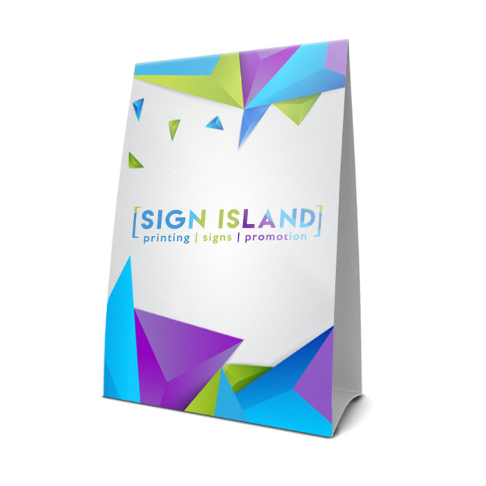 Table Tents by Sign Island